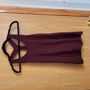 Lululemon Cool Racerback II Nulu size 8 garnet